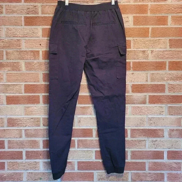 Diesel Pants Women's Size 16 Black Skinny Pull On Pants Elastic Waist - Picture 2 of 7